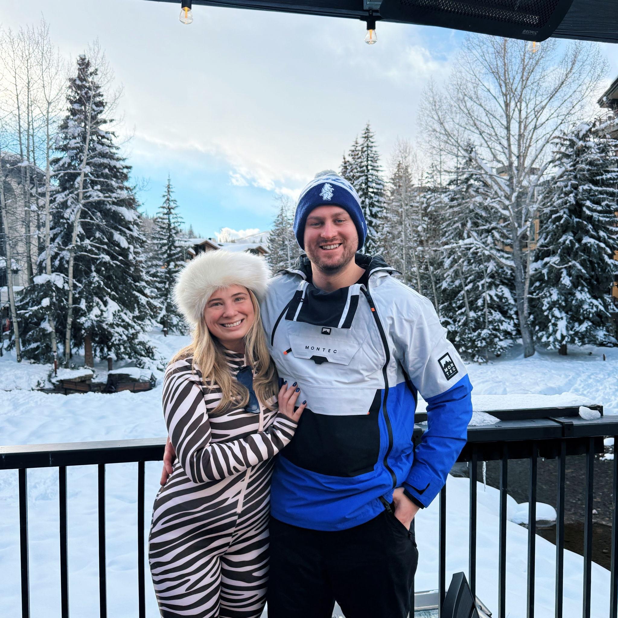 Vail where I didn't ski but wore cute clothes