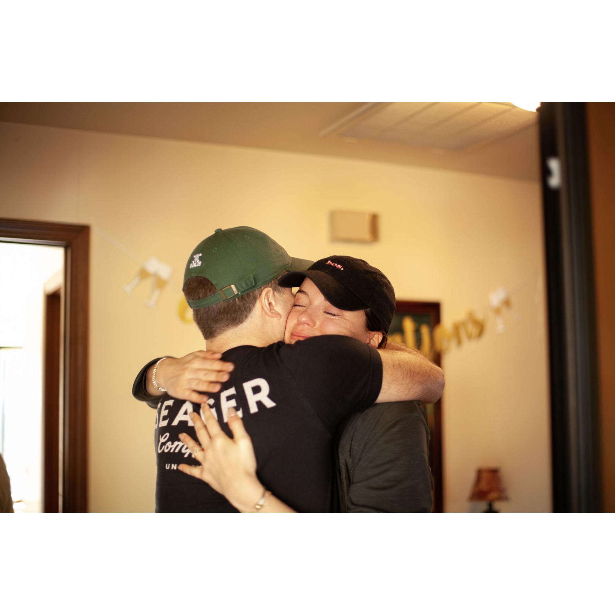 The day we got engaged! Photos by our talented step brother, Daniel Caso.