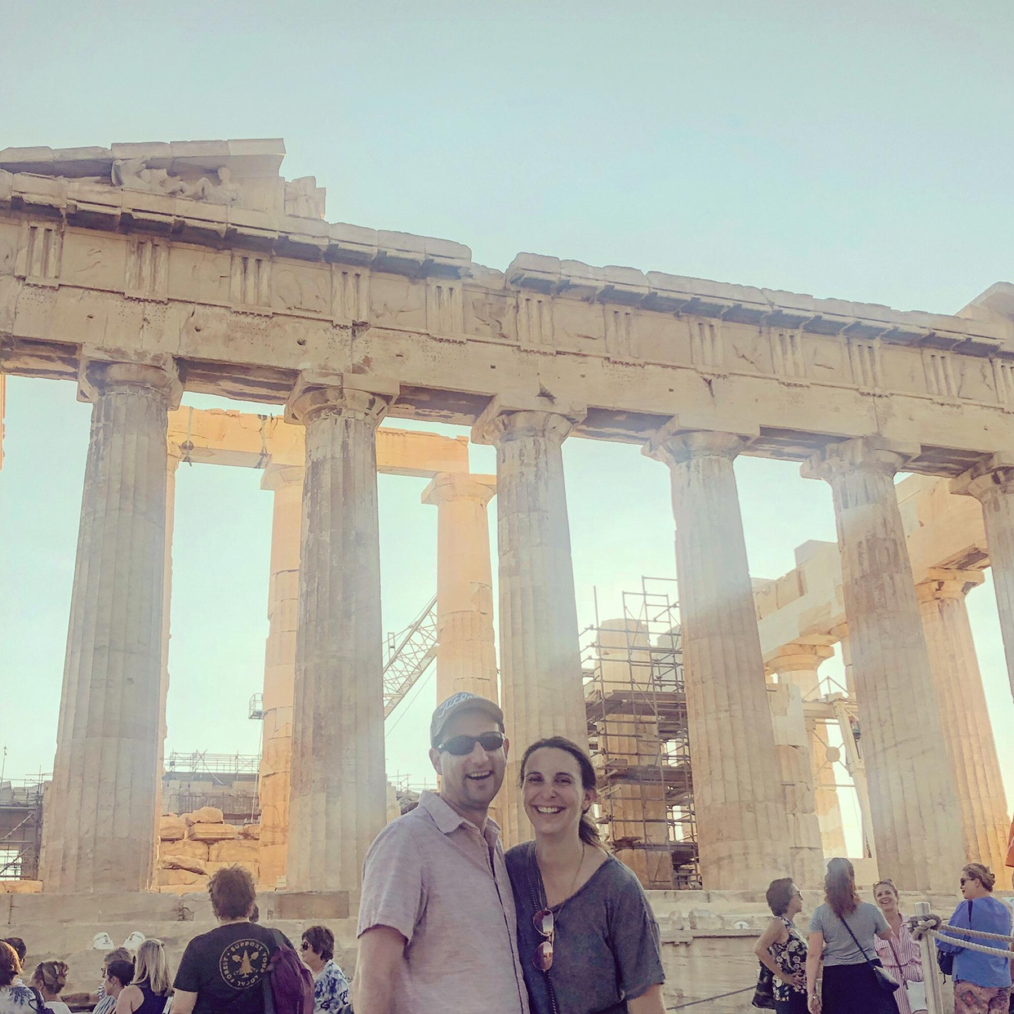 Jet-lagged, exhausted, sweaty, and happy. Athens, Greece - July 2018.