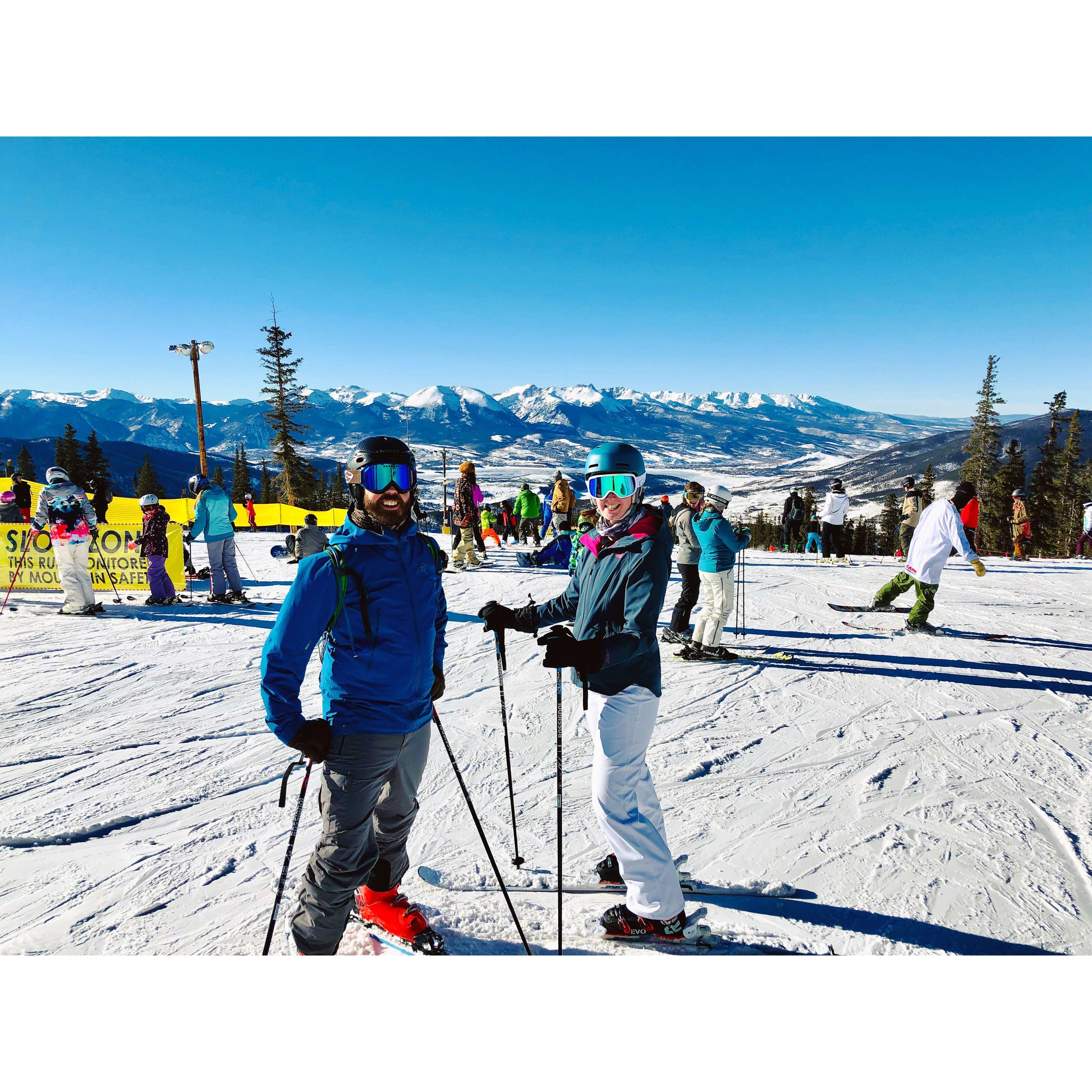 Olivia's first ski trip as an adult! Keystone, CO! Patrick's whole family ski's!