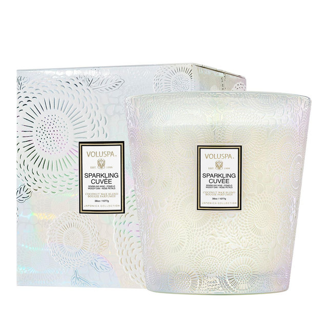 Voluspa Sparkling Cuvee 3 Wick Hearth Candle 38 oz.