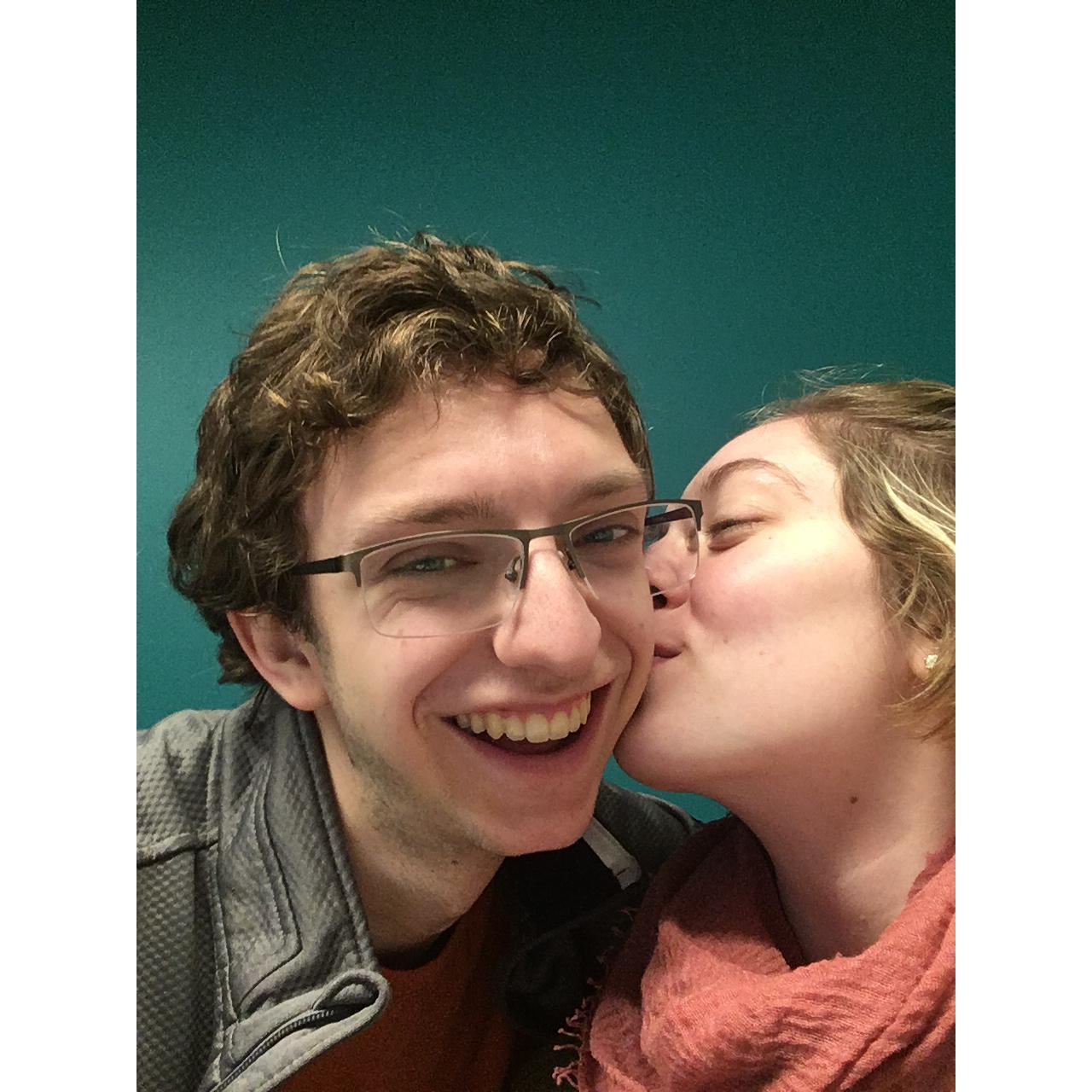 College kisses
