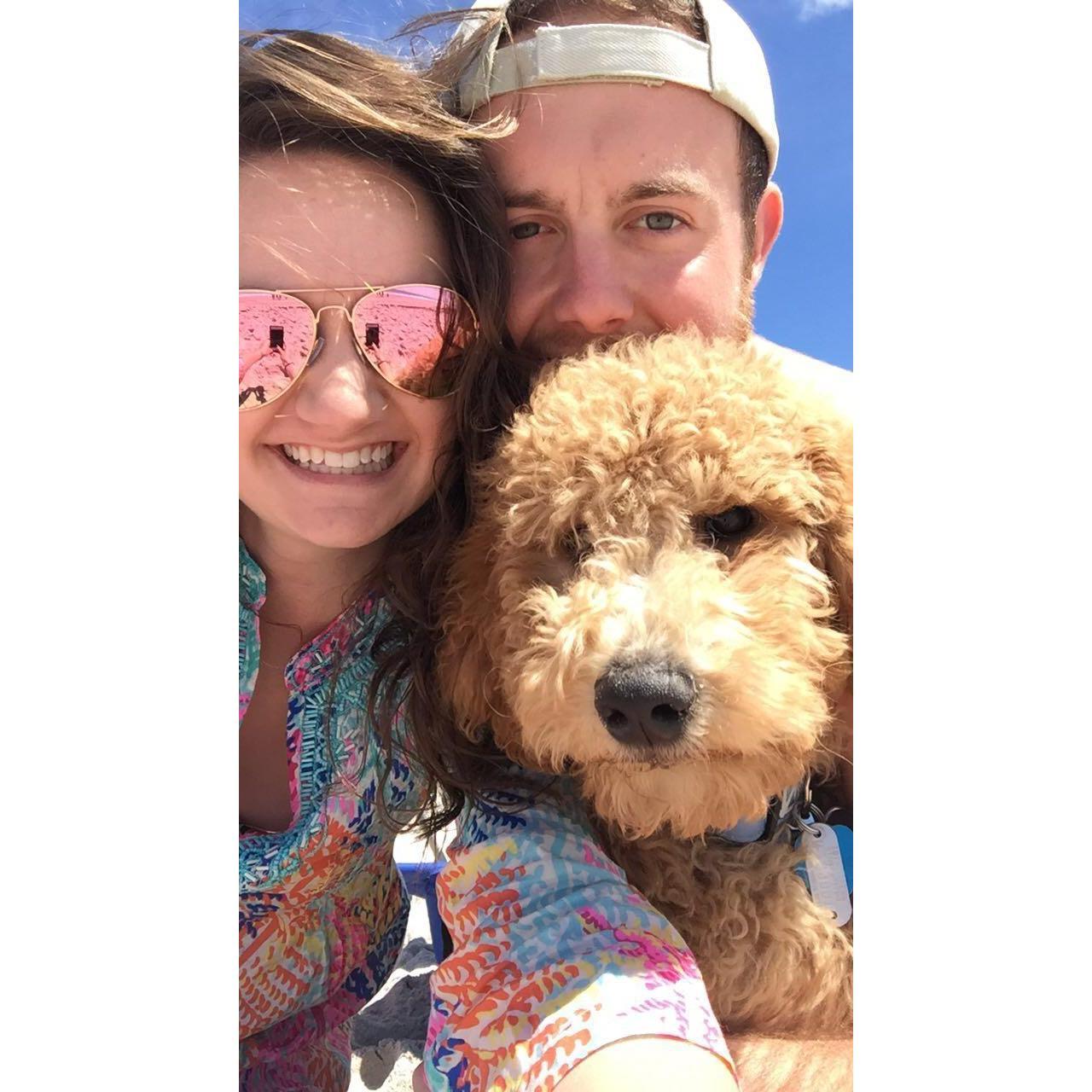 Kodak's first beach trip