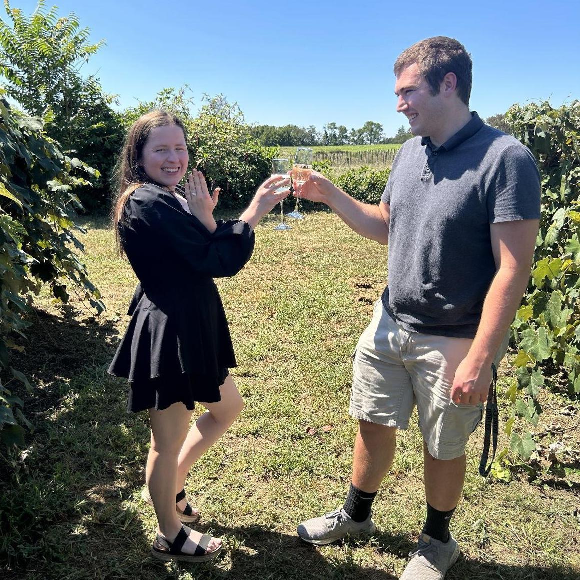 Right after our engagement!