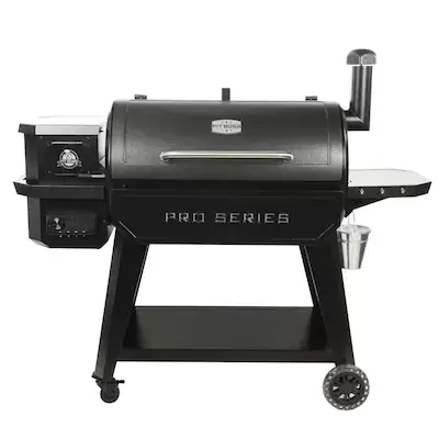 Pit Boss Pro 1150-sq in Hammer Tone Pellet Grill