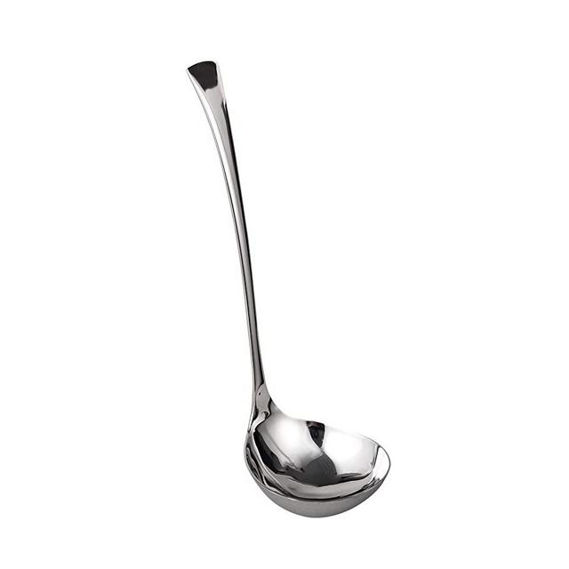 IMEEA Soup Ladle Large Gravy Ladle 18/10 Stainless Steel Heavy Duty Kitchen Cooking Serving Ladle 11-Inch, 3.3-Ounce
