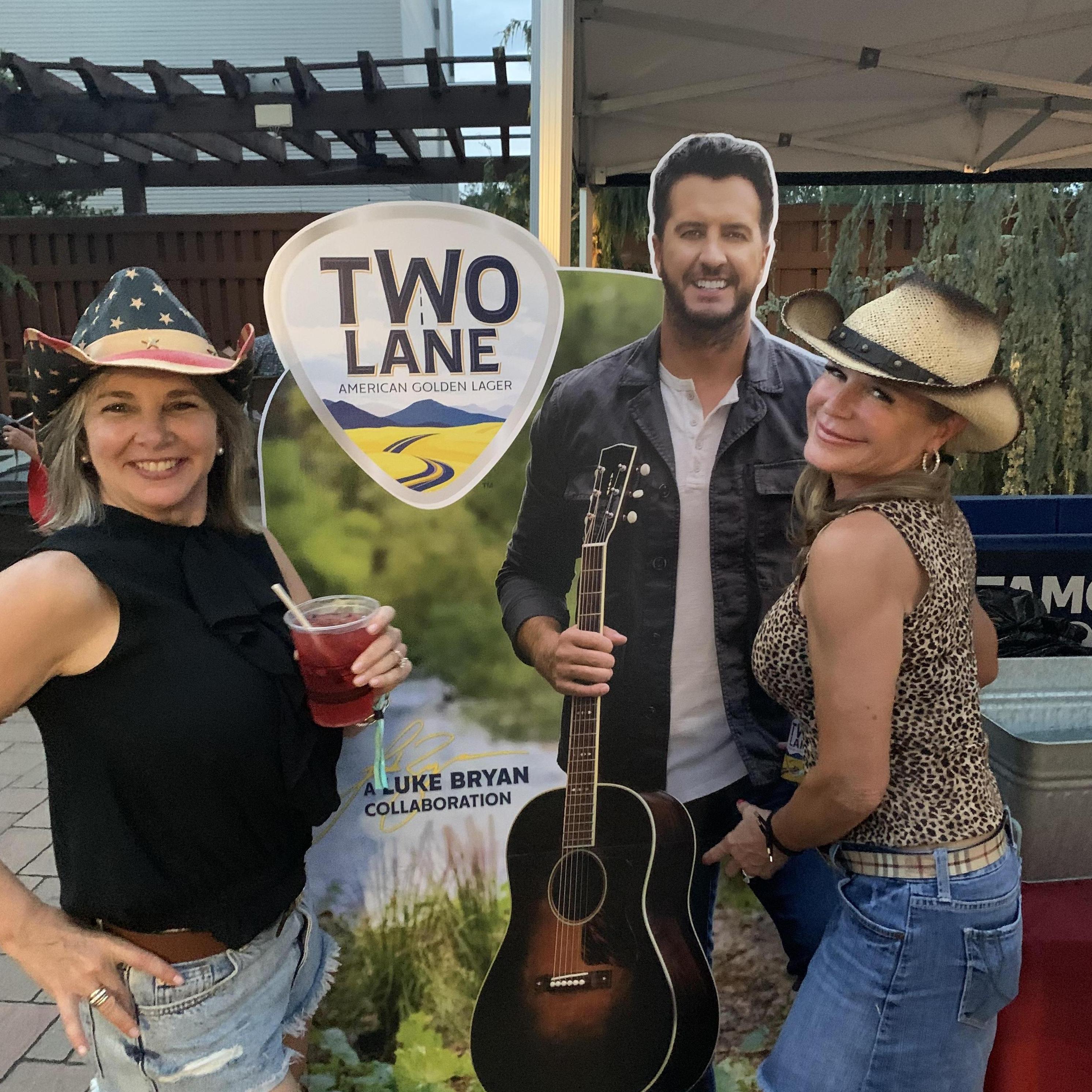 'Celebrating the anniversary of our first date with Luke Bryan