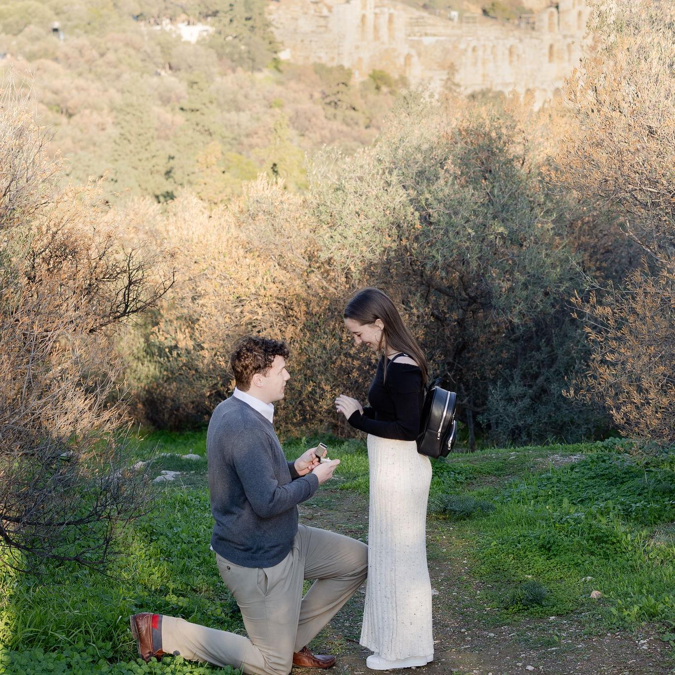 Photos from our engagement in Greece!