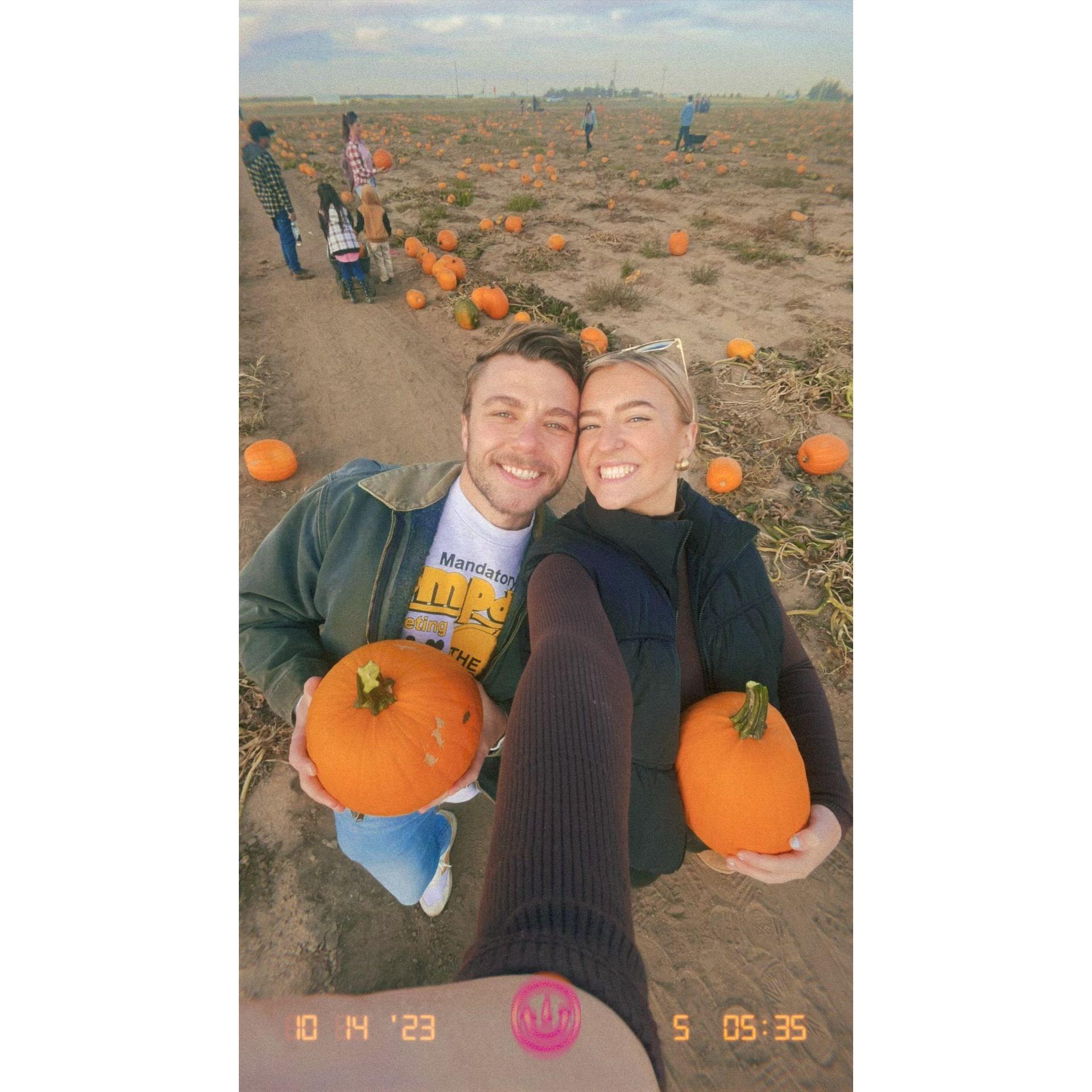 One of our annual trips to Fritzler's that we take every fall!