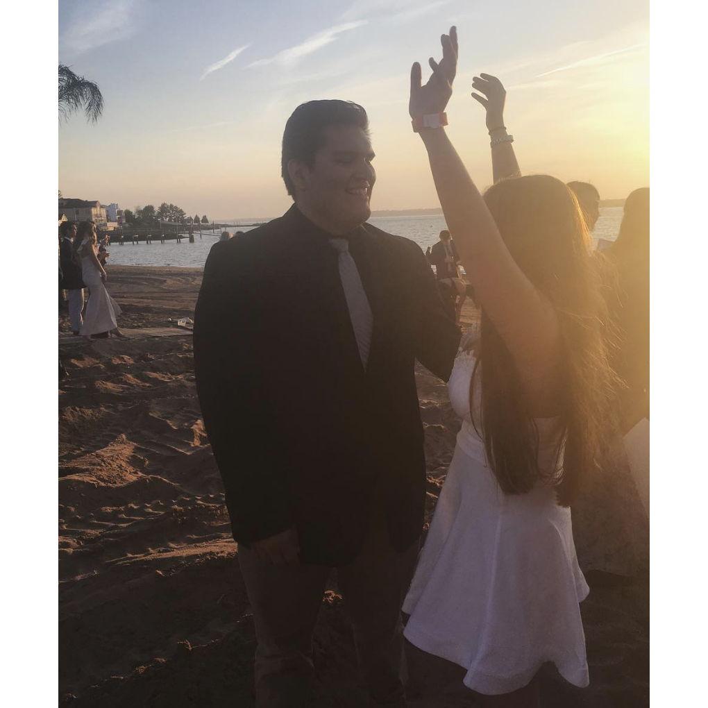 College Dan and Trisha at commencement ball in Connecticut!