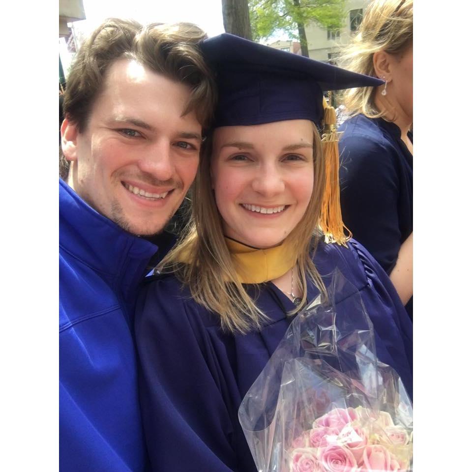 Alison's graduation from her Masters in 2017!