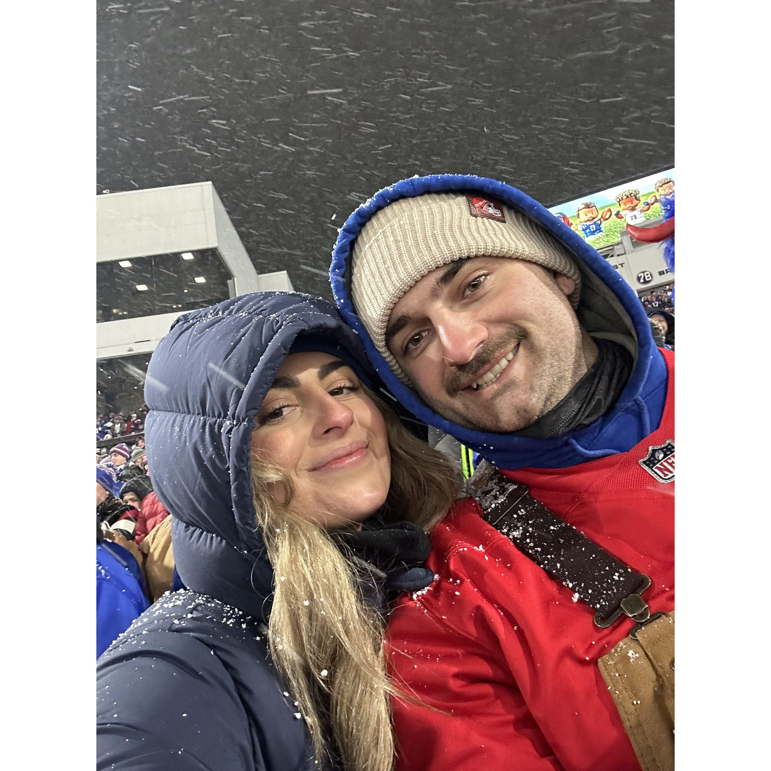 Buffalo Bills game in a snow storm!