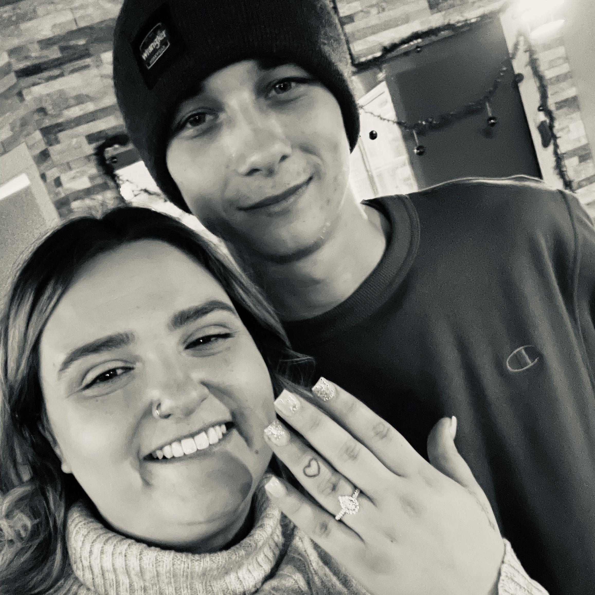 Night of our engagement.