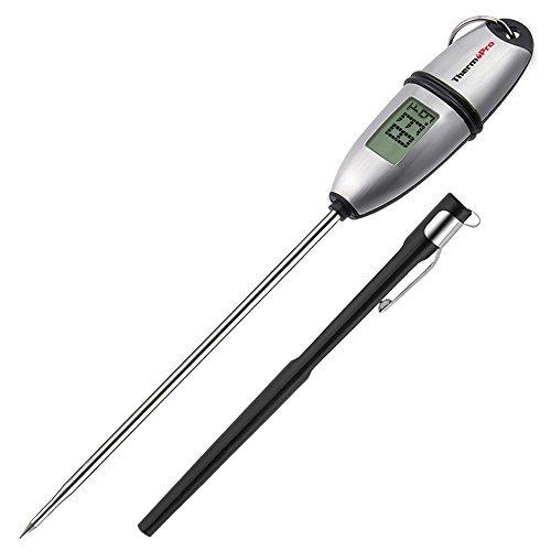 ThermoPro TP02S Instant Read Digital Meat Thermometer for Kitchen Grill  Oven BBQ Smoker, 2 Pack (Batteries Included) 