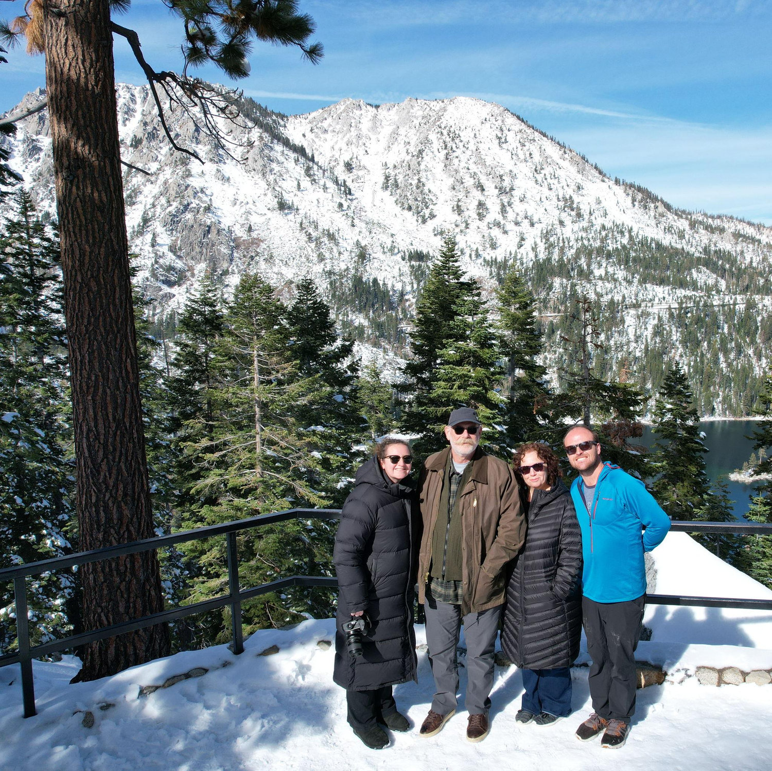 Brad and Barbara visiting us in Lake Tahoe.
