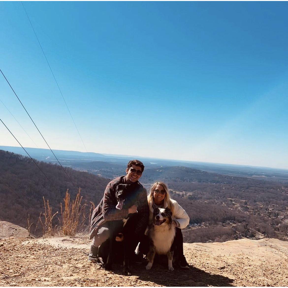 I guess you can say our first "date" was this hiking spot in Huntsville! Now we love to take the puppies up here!