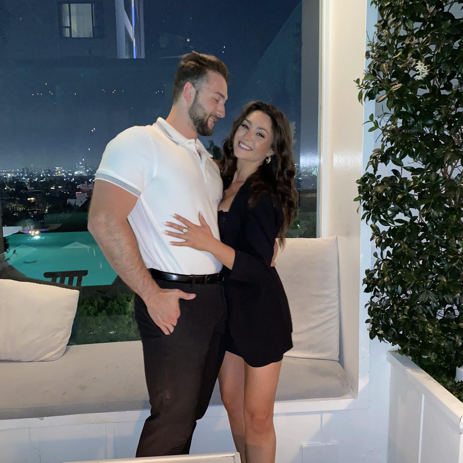 Our first business trip together to LA.
