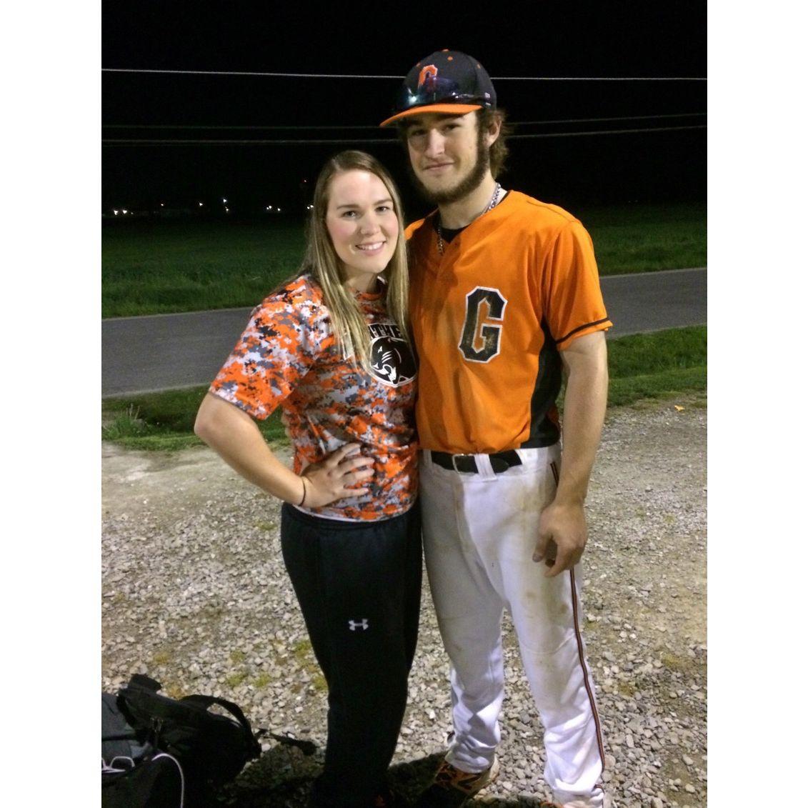 Our very first picture together not long after we started dating - 2017