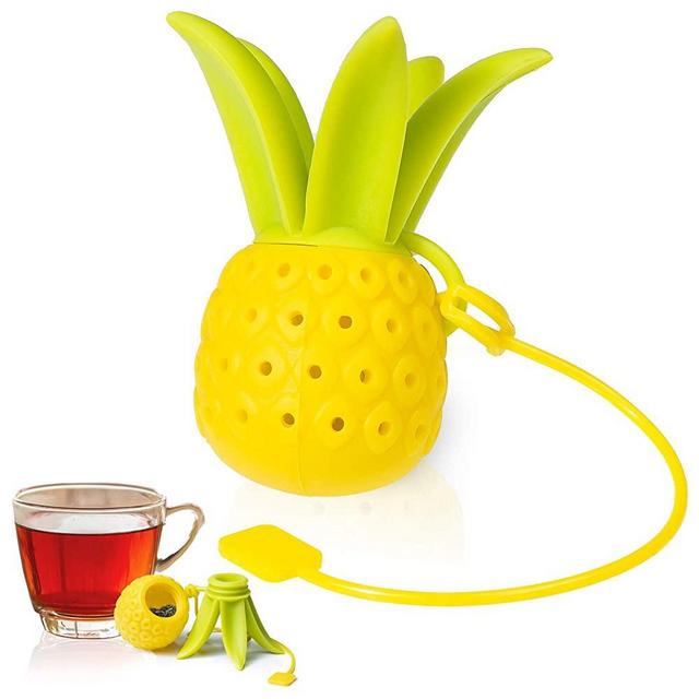 Tea Infuser, Silicone Tea Steeper, Pineapple Reusable Tea Diffuser for Loose Tea