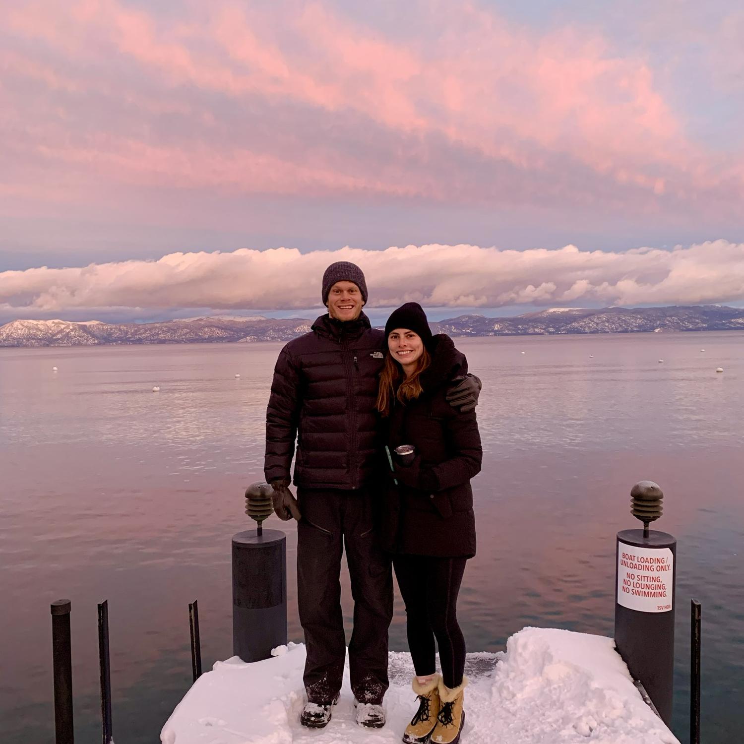 When we lived in Tahoe for 6 months!