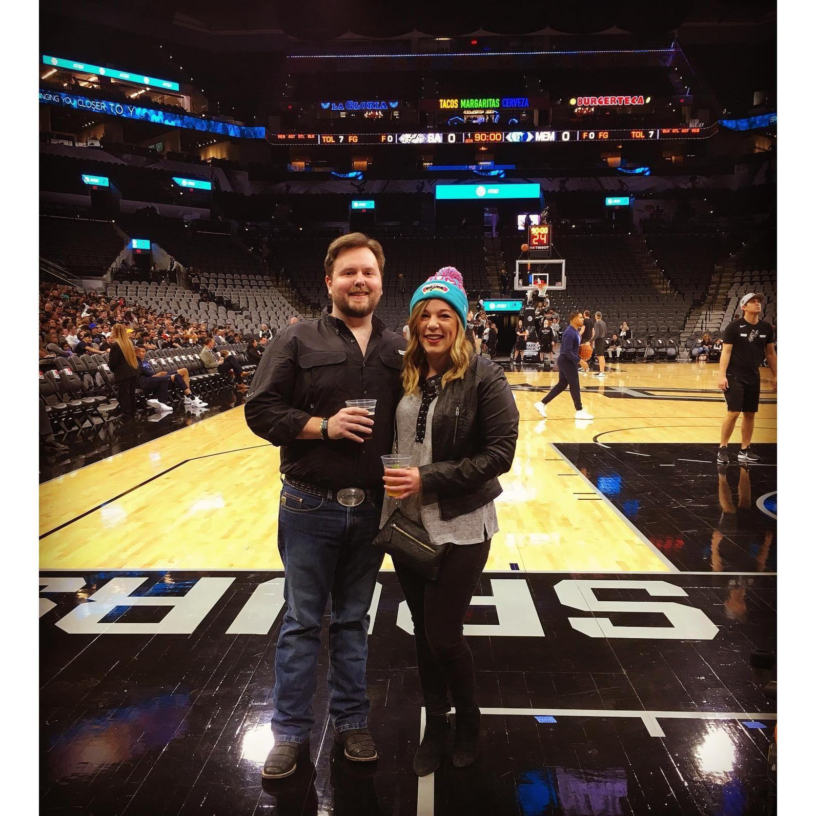 First Spurs Game Together