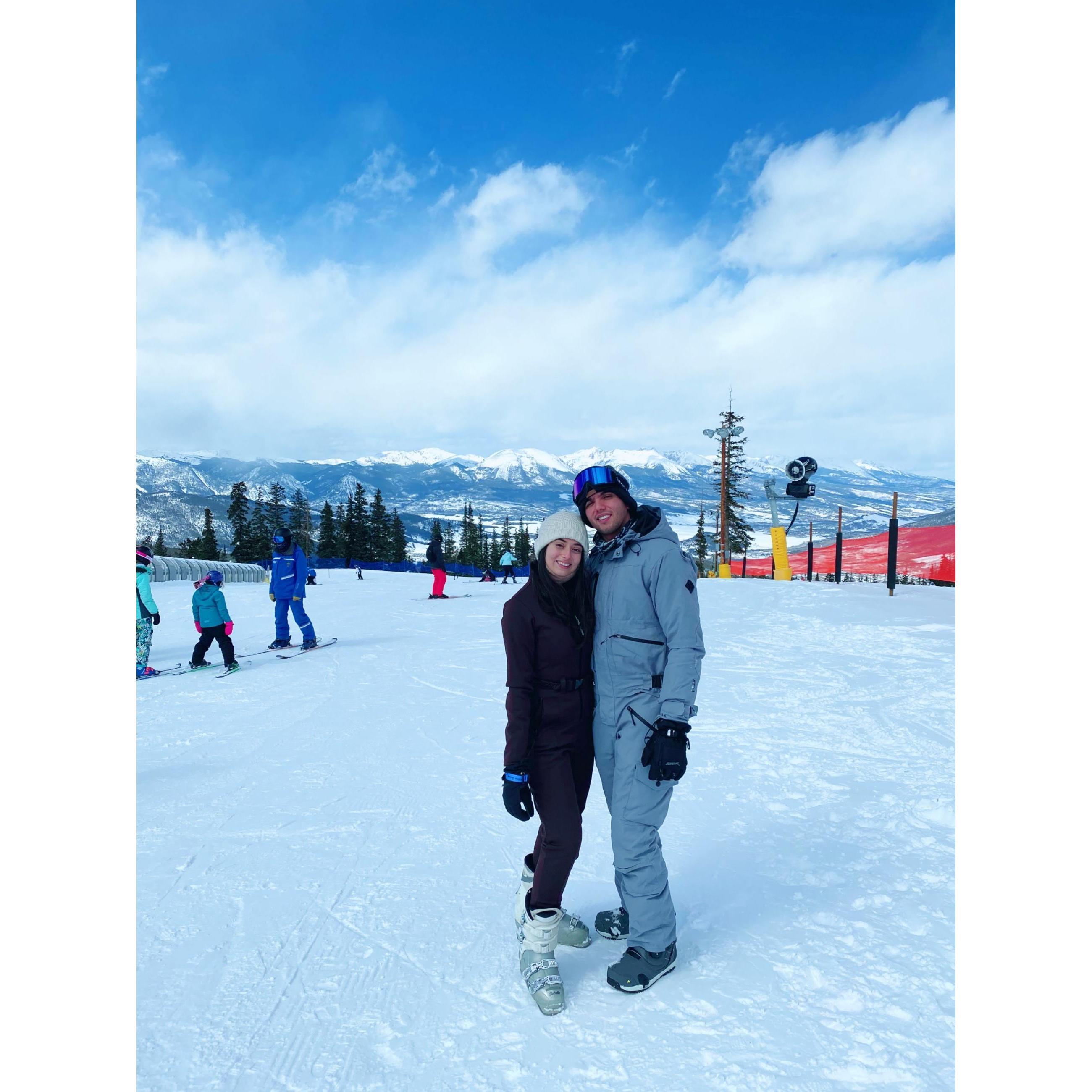 Skiing in Keystone, Colorado