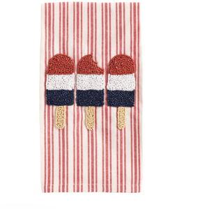 Ice Pop Beaded Americana Towel