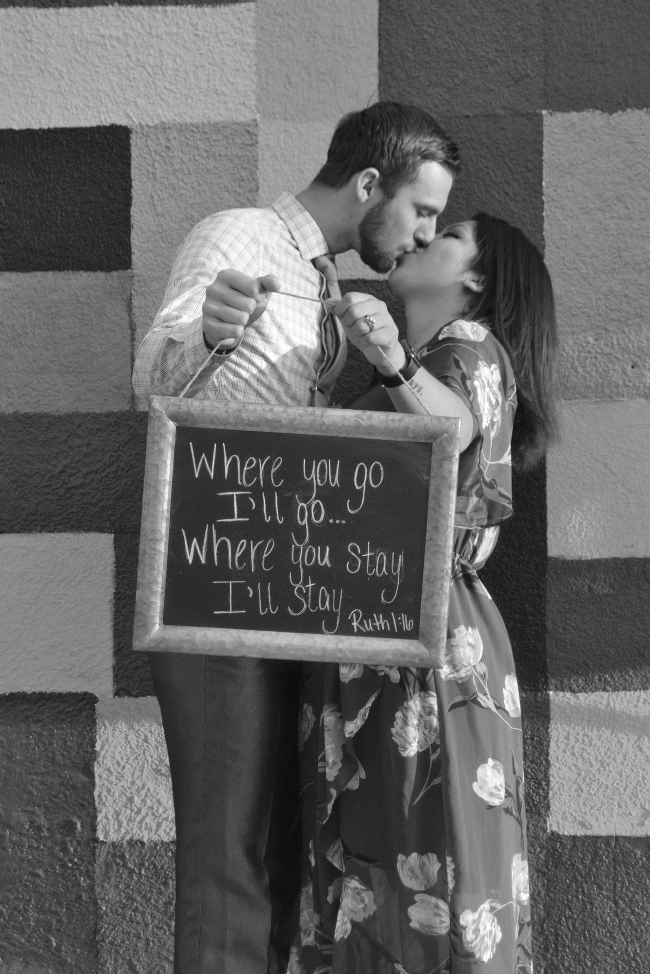 Here are our official engagement photos! Photos by: Kayla Harris (SpurOfTheMomentPhotography)