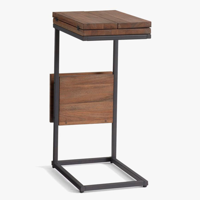 Allen Wood Extending C-Table, Kennedy Brown