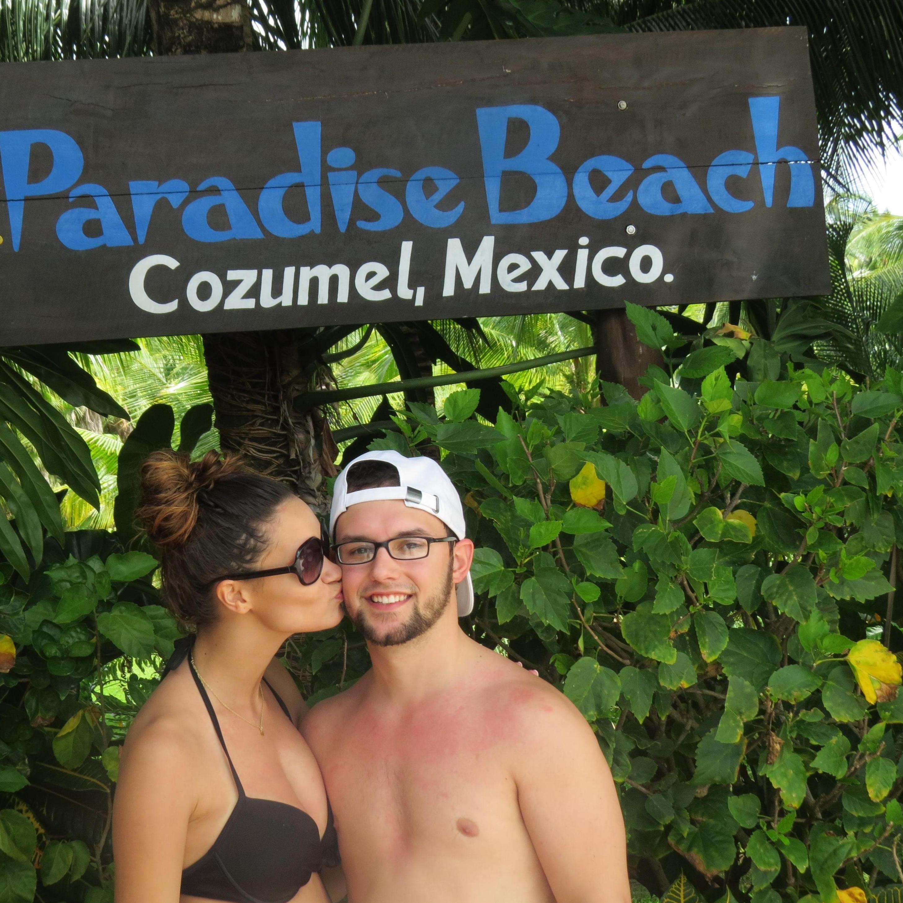 Cozumel, Mexico. Our first stop on our Cruise together back in 2017!