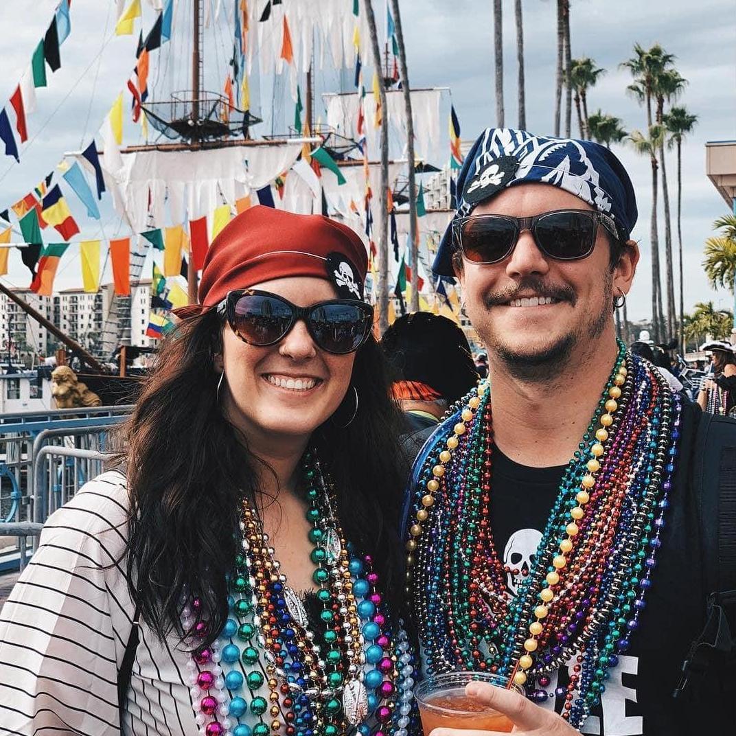 Our second Gasparilla together.