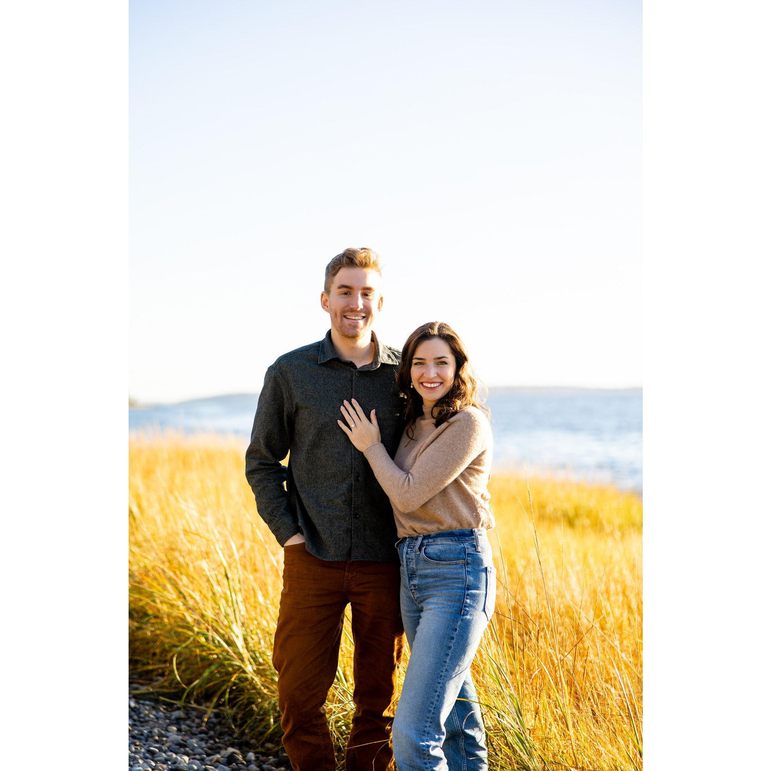 Some of our favorites from our October engagement photoshoot at Colt State Park in Bristol, RI