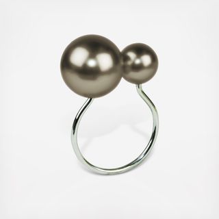 Pearl Napkin Ring, Set of 4