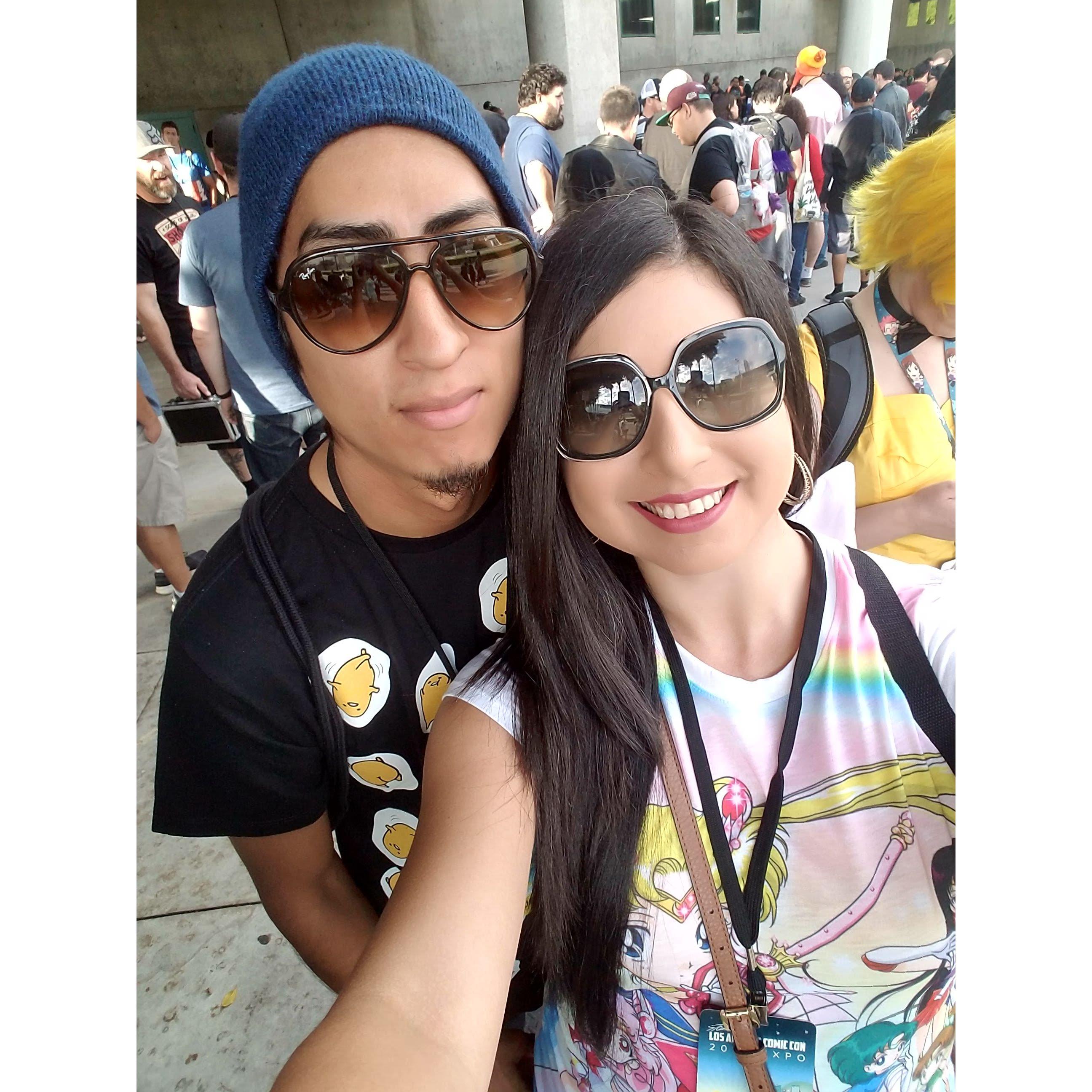 Our first convention together as a couple!