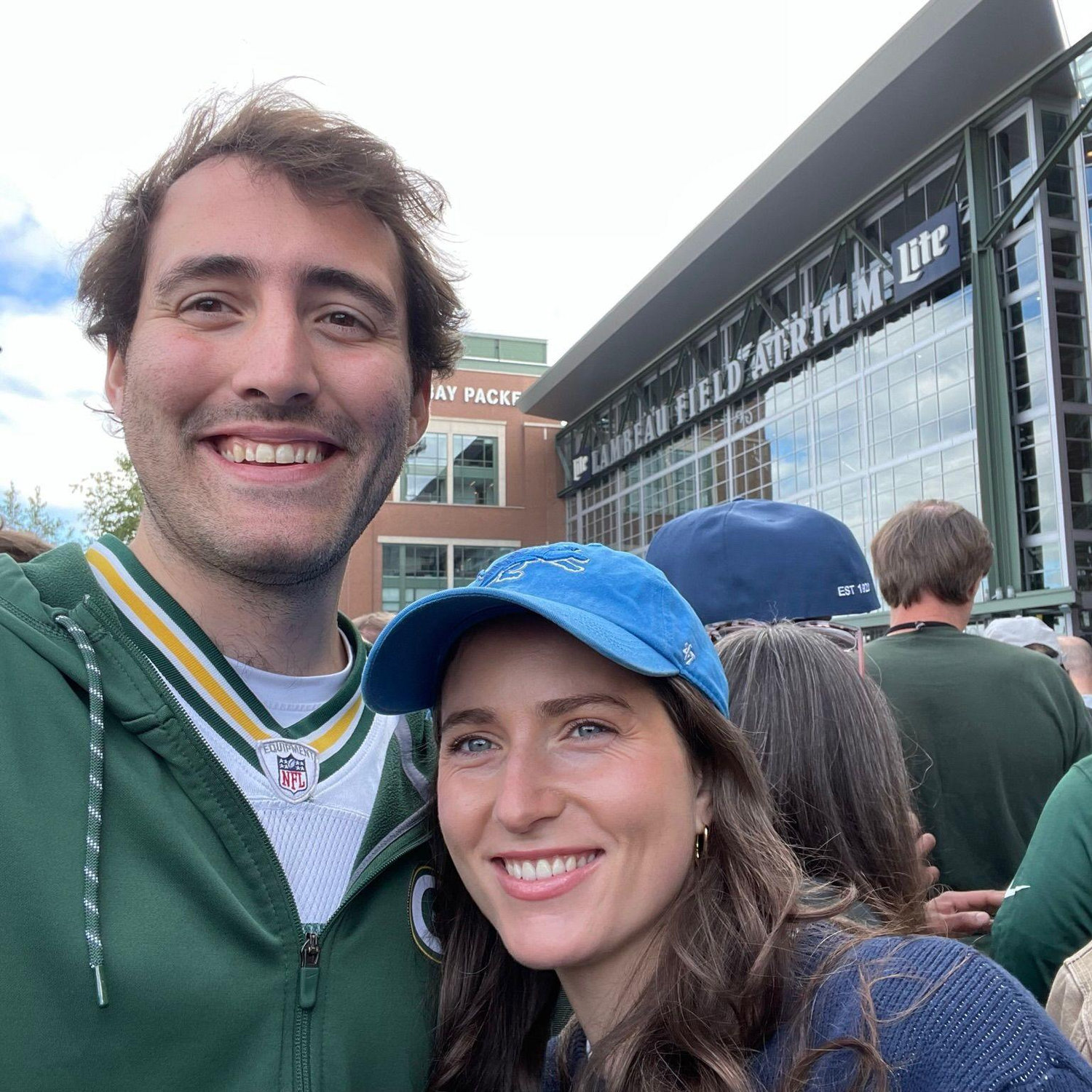 A house divided! Packers won :)
