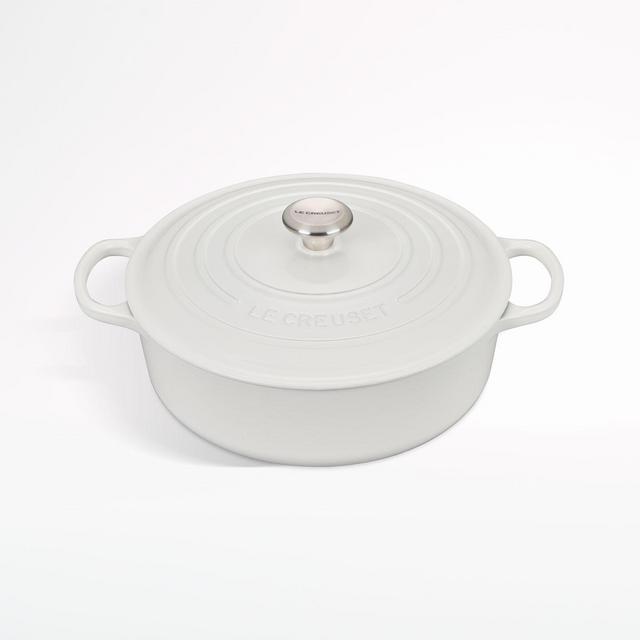 Le Creuset ® Signature 6.75-Qt. White Round Wide Oven