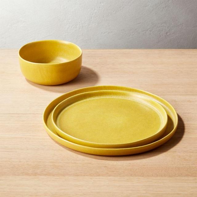 Drift Matte Yellow Dinnerware Plate