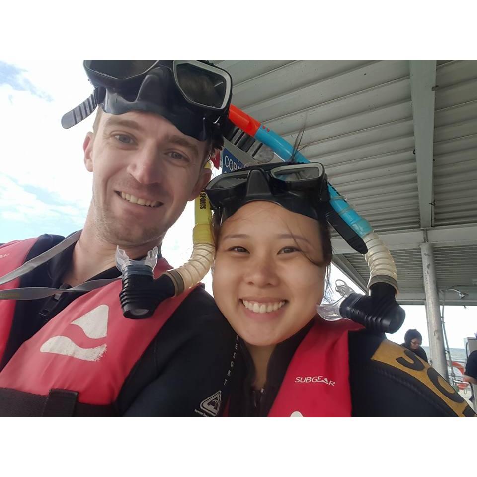 Snorkeling at the Great Barrier Reef. Cairns 2016