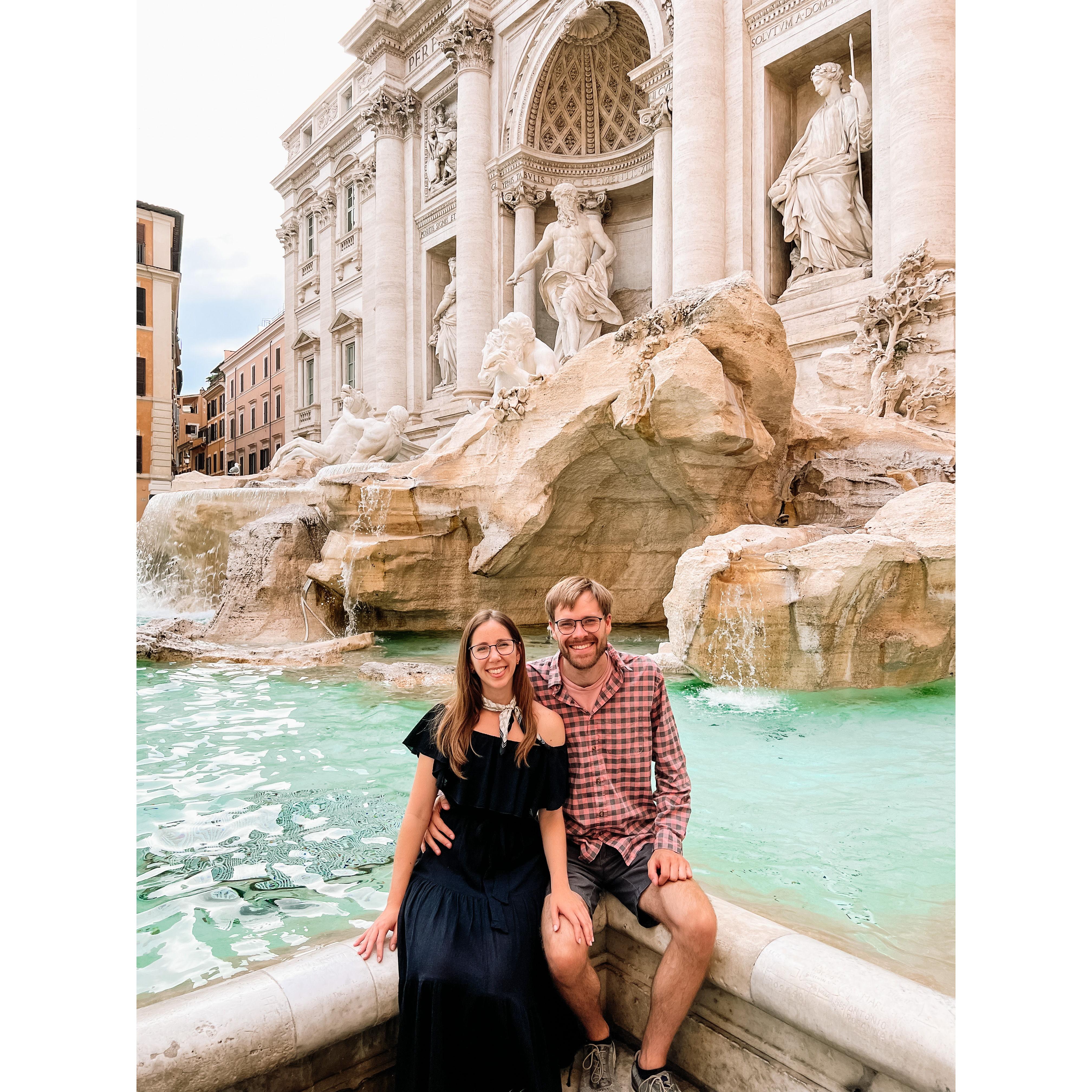 The Trevi Fountain, June 2023