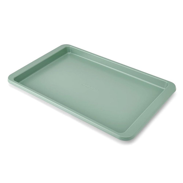 KitchenAid Nonstick Swiss Engineered Aluminized Steel Baking Sheet, Dishwasher Safe, 10 x 15 Inch, Cardamom