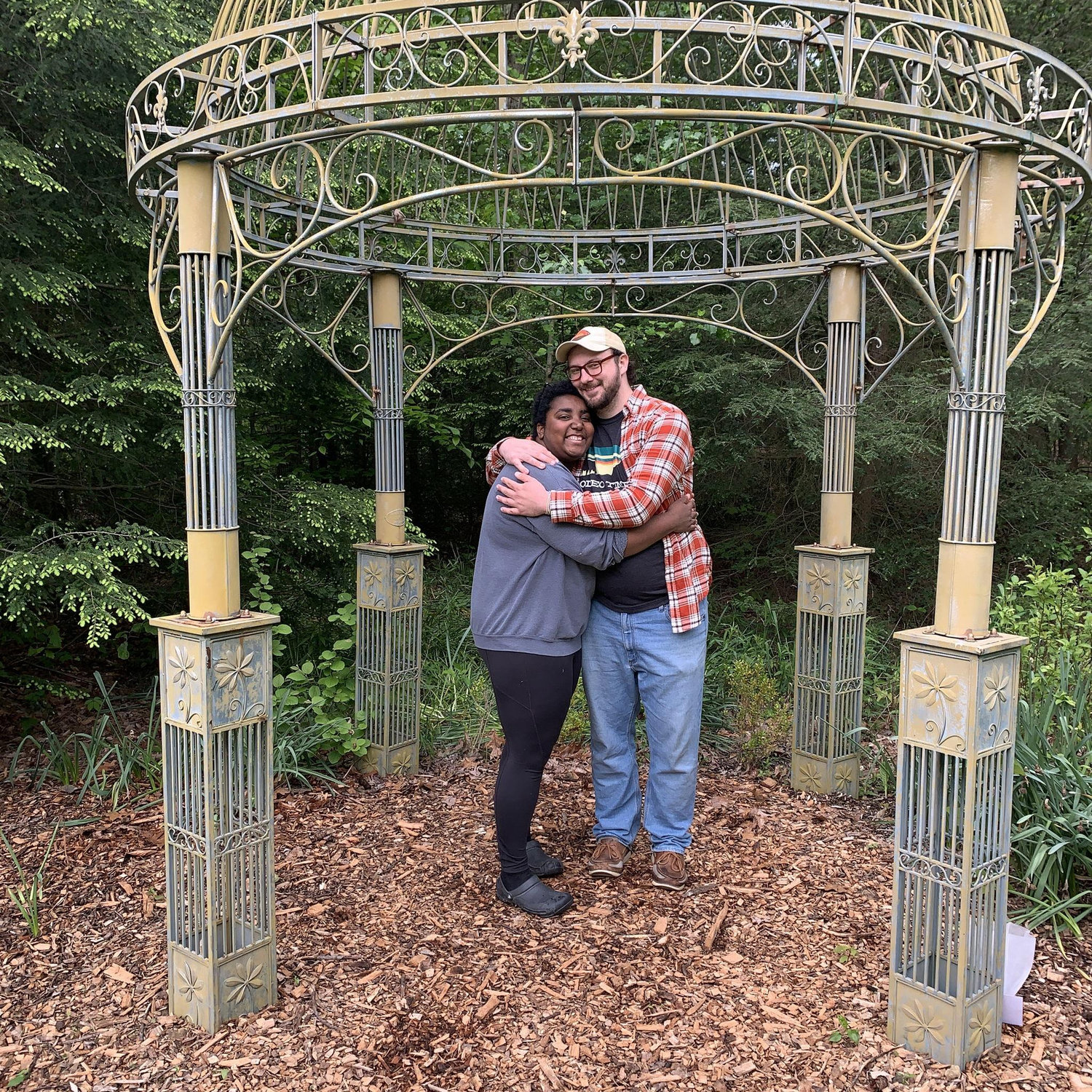 West Virginia Botanical Gardens with our friends Keilee and Troy - moments after we both silently decided we wanted to spend the rest of our lives together