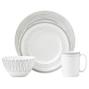 kate spade new york Charlotte Street™ East 4-Piece Place Setting in Grey