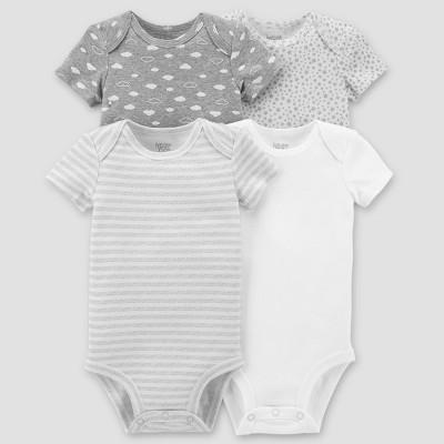 Carter's Baby 4pk Bodysuit Set - Just One You™ Made by Carter's®  Gray