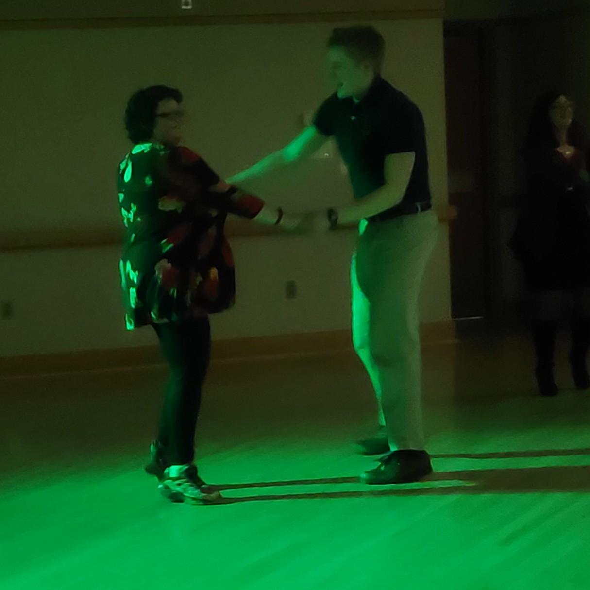 Trevor dancing with Britty at my cousin Sarah's wedding