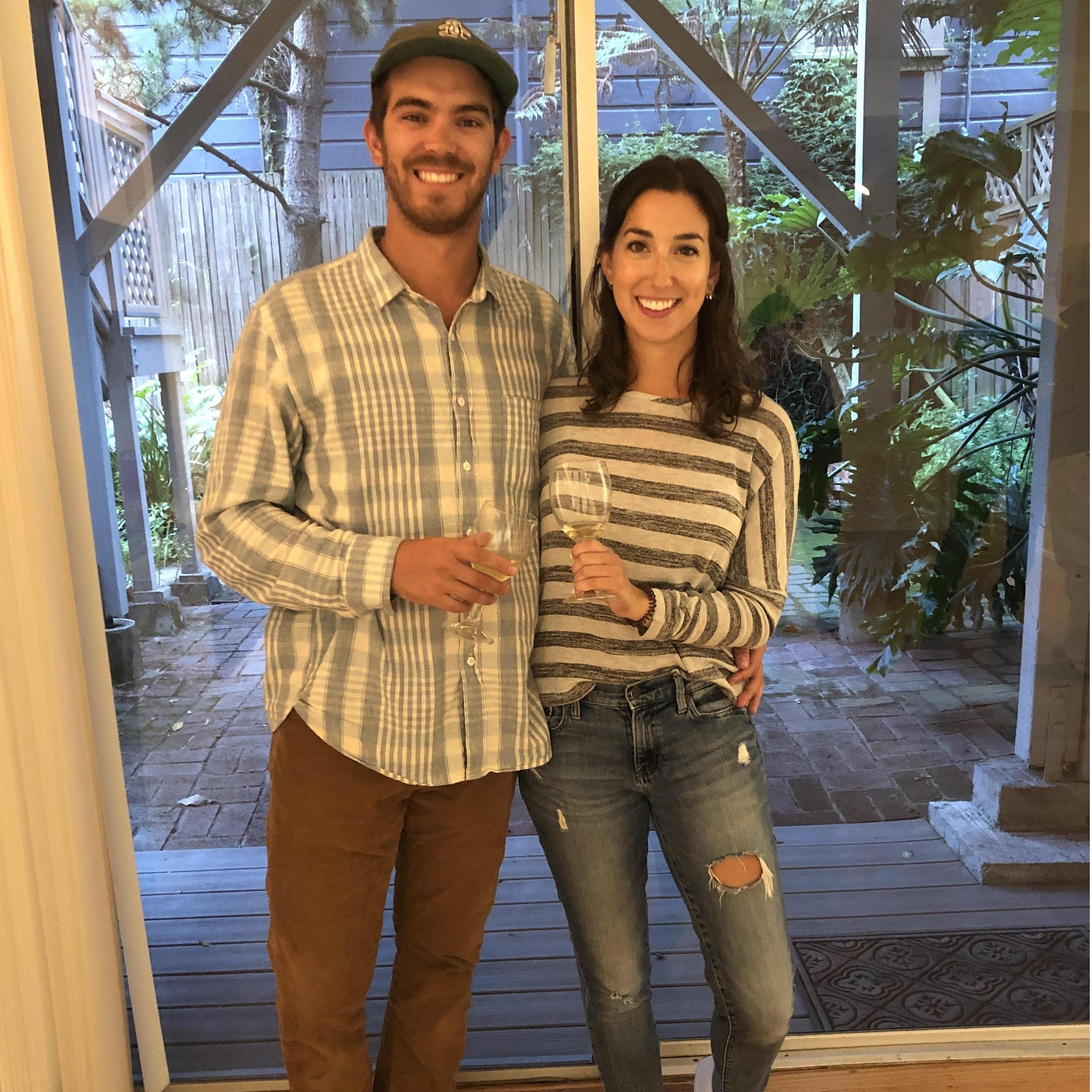 First apartment together, San Francisco, August 2019