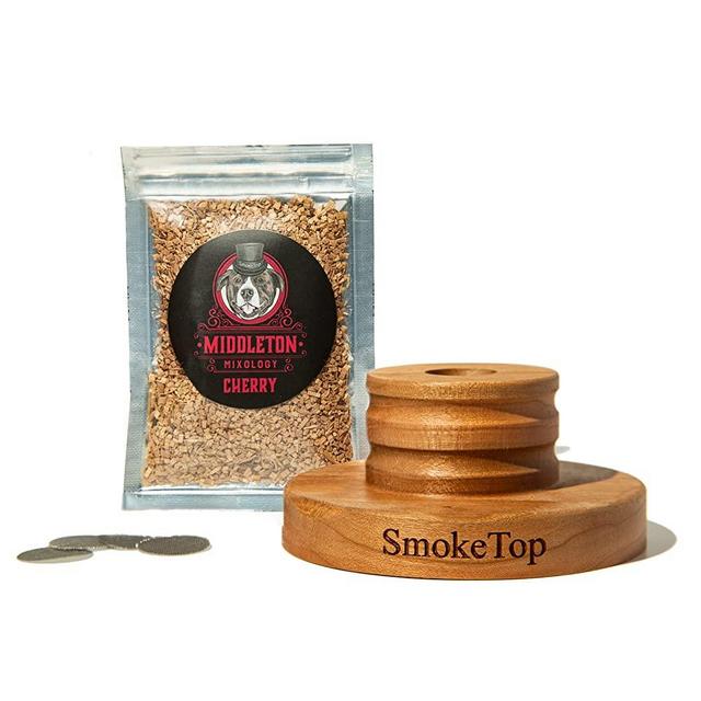 Smoketop Cocktail Smoker Kit - Old Fashioned Chimney Drink Smoker for Cocktails, Whiskey, & Bourbon - by Middleton Mixology