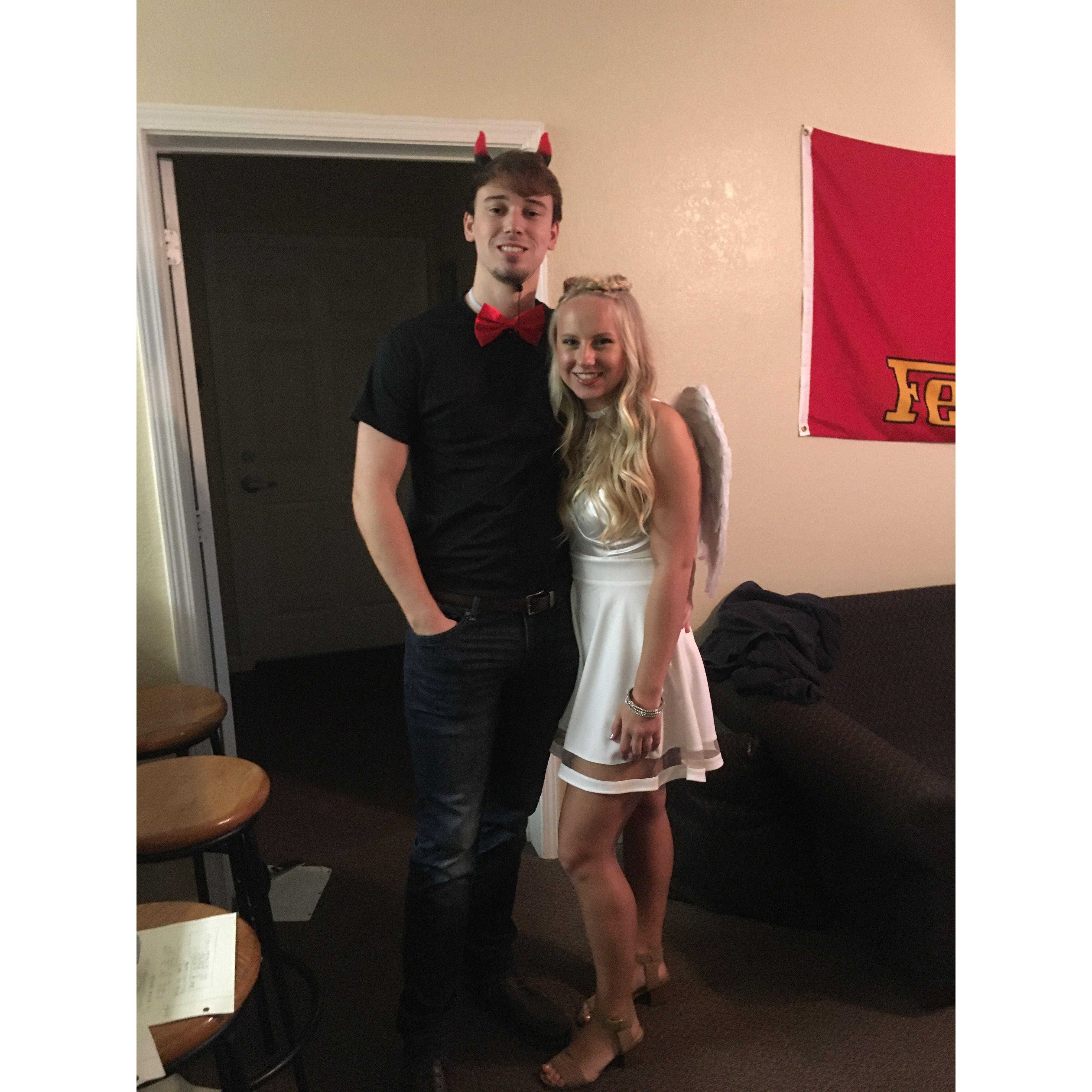 First Halloween that we dressed up for