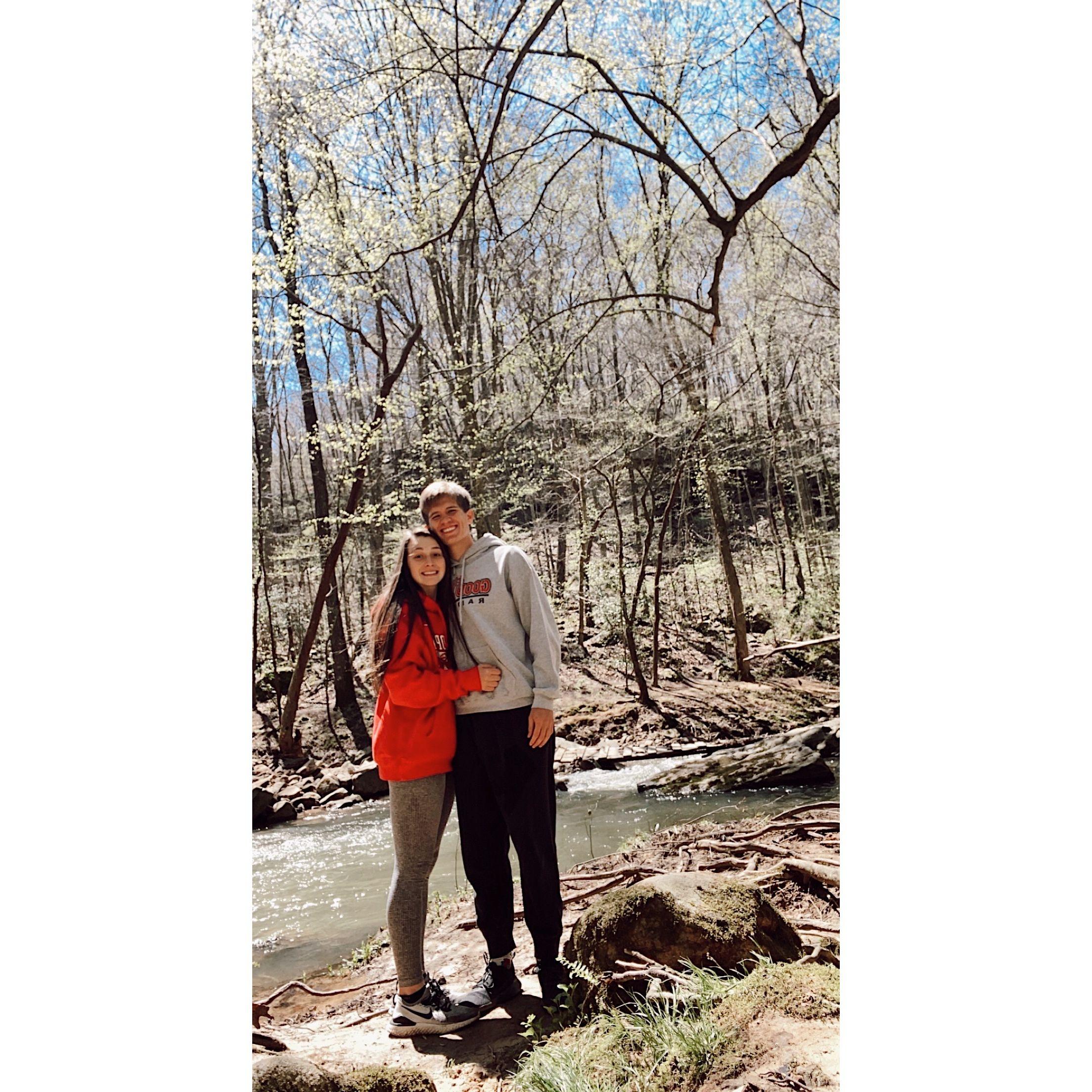 Our first hike! April 1, 2021