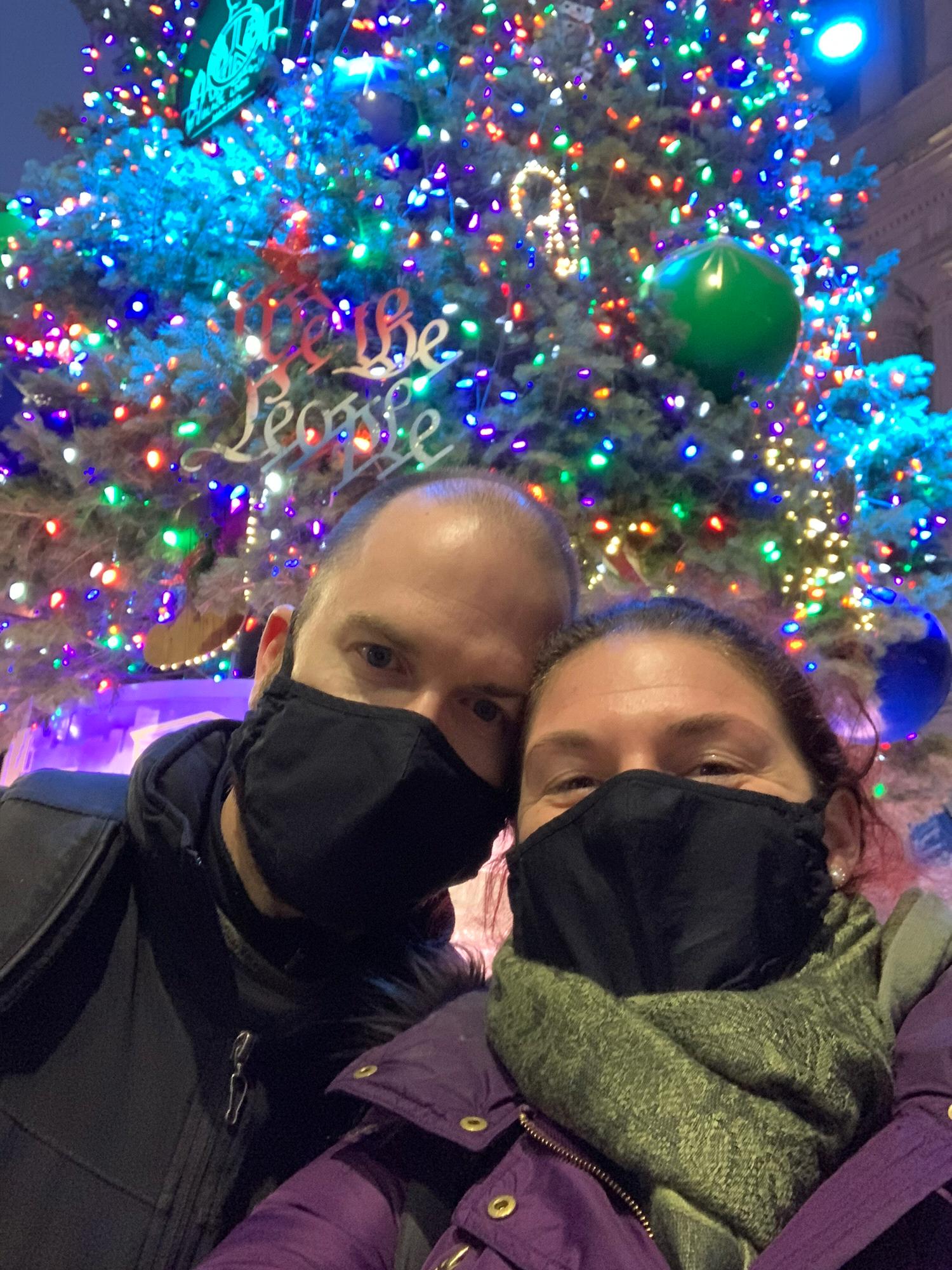 2020 City Hall Christmas tree...we’re really smiling!