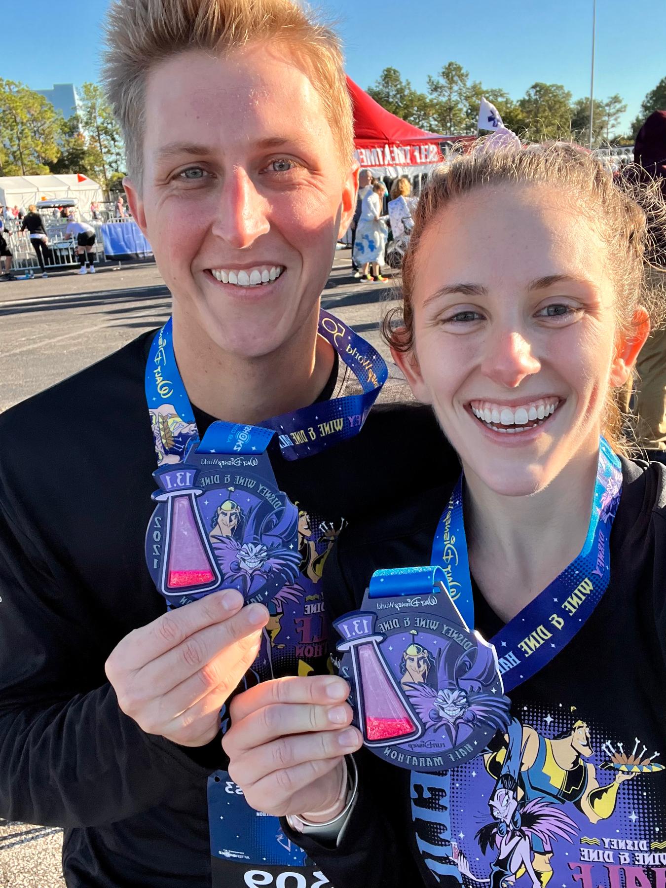 Our first half marathon, and of course it was runDisney ✨